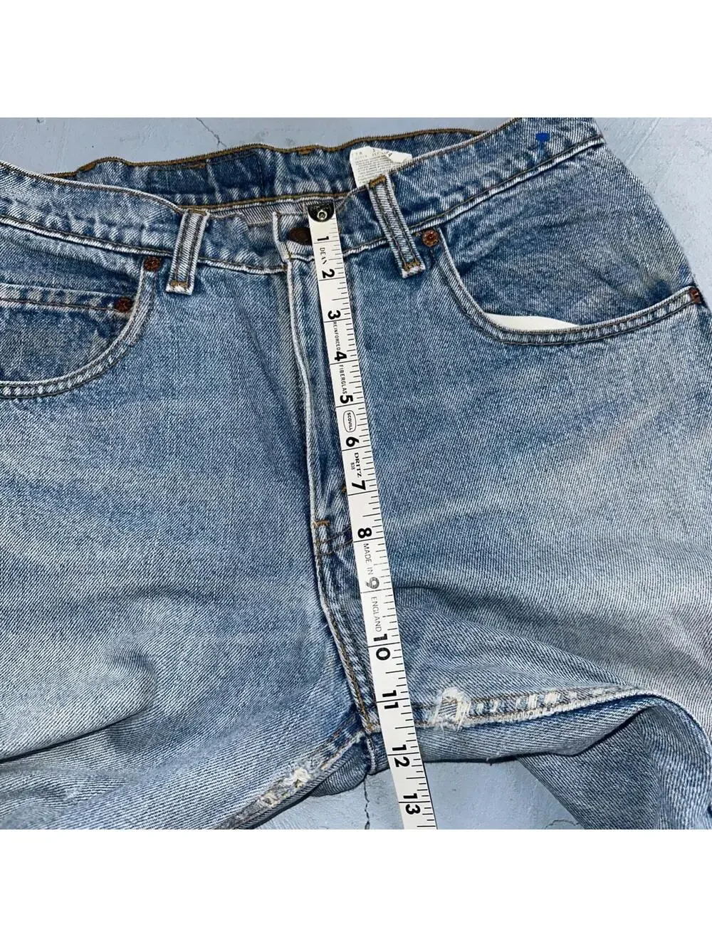 Levis 560 Vintage 90s Canada Red Tab Loose Fit Tapered Leg Blue Jeans 31x34